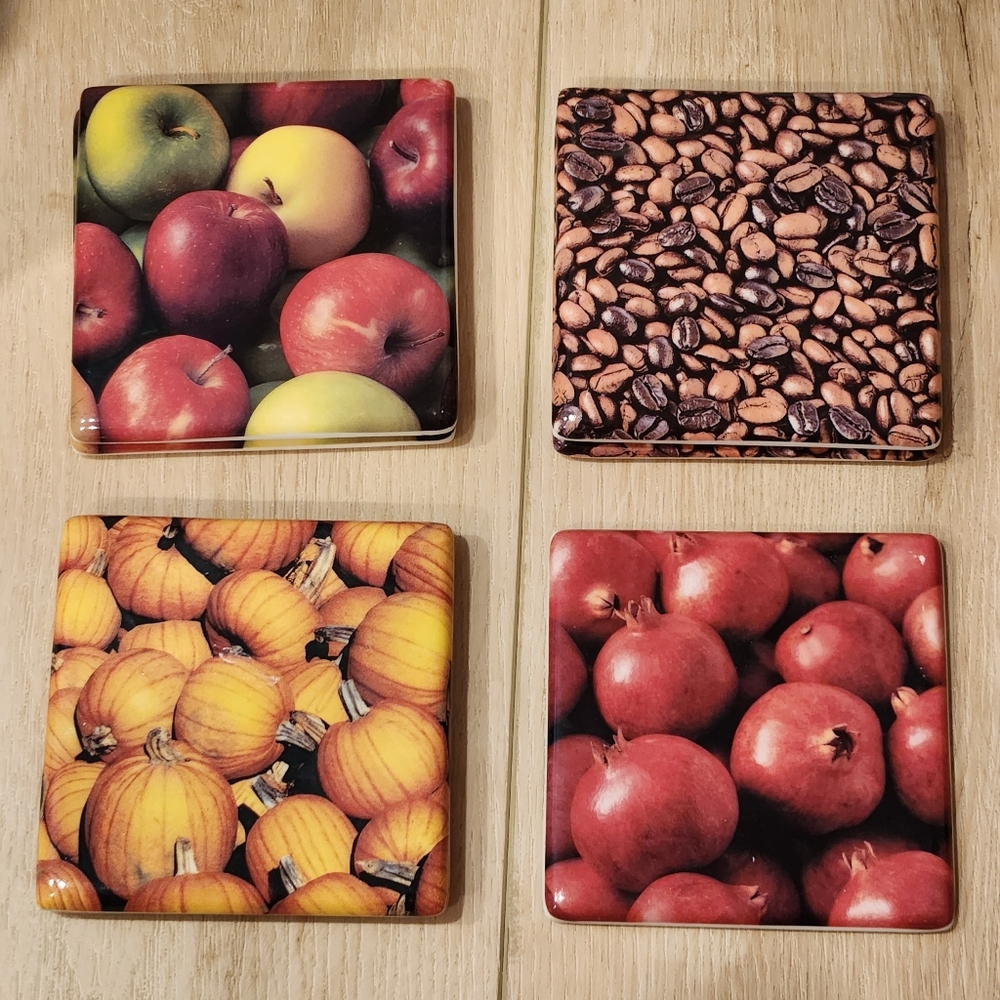 Starbucks Ceramic Coasters - set of 7